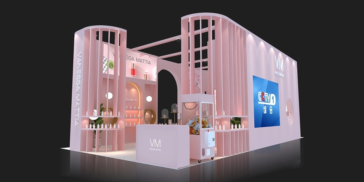 美博會VM展臺設(shè)計(jì)搭建案例分析