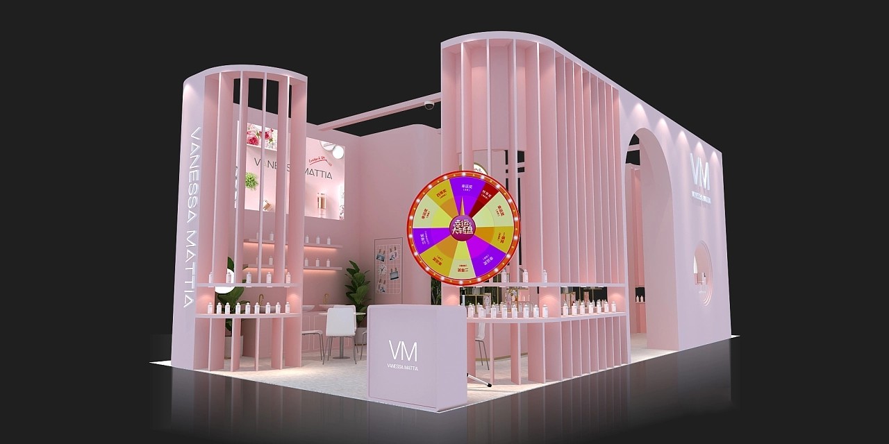 美博會VM展臺設(shè)計(jì)搭建案例分析