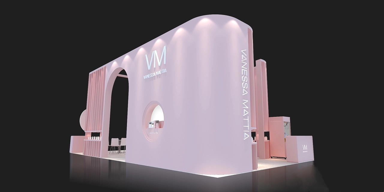 美博會VM展臺設(shè)計(jì)搭建案例分析